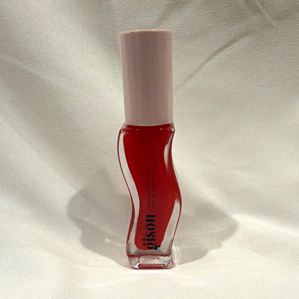 Gisou Liquid Lip Gloss Red Shade Shine Effect Gloss in Tube